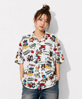 PANDIESTA(パンディエスタ) |SB 熊猫謹製 パンダゴーファイト レーヨン アロハ シャツ(526228 MENS/WOMENS）