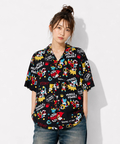 PANDIESTA(パンディエスタ) |SB 熊猫謹製 パンダゴーファイト レーヨン アロハ シャツ(526228 MENS/WOMENS）