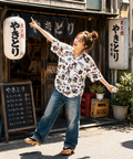 PANDIESTA(パンディエスタ) |SB 熊猫謹製 パンダゴーファイト レーヨン アロハ シャツ(526228 MENS/WOMENS）