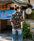 PANDIESTA(パンディエスタ) |SB 熊猫謹製 パンダゴーファイト レーヨン アロハ シャツ(526228 MENS/WOMENS）