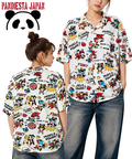 PANDIESTA(パンディエスタ) |SB 熊猫謹製 パンダゴーファイト レーヨン アロハ シャツ(526228 MENS/WOMENS）