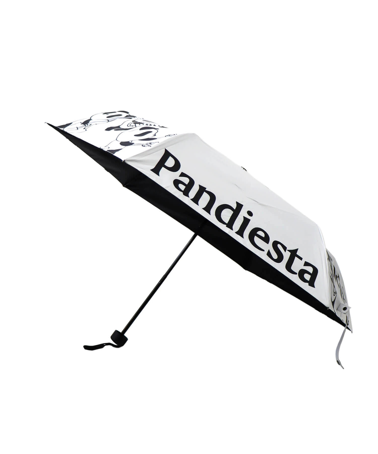 PANDIESTA(パンディエスタ) |SB 熊猫謹製 くまねこ楽団 UVコート 折りたたみ傘 晴雨兼用 ホワイト(526041 MENS/WOMENS)