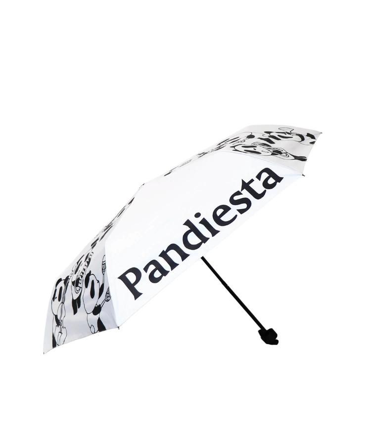 PANDIESTA(パンディエスタ) |SB 熊猫謹製 くまねこ楽団 UVコート 折りたたみ傘 晴雨兼用 ホワイト(526041 MENS/WOMENS)
