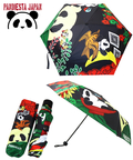 PANDIESTA(パンディエスタ) |SB 熊猫謹製 花鳥風月花札 UVコート 折りたたみ傘 晴雨兼用 ブラック(526042 MENS/WOMENS)