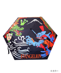 PANDIESTA(パンディエスタ) |SB 錦 EVANGELION 初号機と飛龍 UVコート 折りたたみ傘 晴雨兼用 ブラック(526043 MENS/WOMENS)