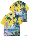 PANDIESTA(パンディエスタ) |SB 錦 EVANGELION 綾波レイ レーヨン アロハ シャツ(526352 MENS/WOMENS)