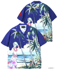 PANDIESTA(パンディエスタ) |SB 錦 EVANGELION 綾波レイ レーヨン アロハ シャツ(526352 MENS/WOMENS)