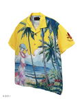 PANDIESTA(パンディエスタ) |SB 錦 EVANGELION 綾波レイ レーヨン アロハ シャツ(526352 MENS/WOMENS)