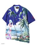 PANDIESTA(パンディエスタ) |SB 錦 EVANGELION 綾波レイ レーヨン アロハ シャツ(526352 MENS/WOMENS)