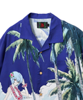 PANDIESTA(パンディエスタ) |SB 錦 EVANGELION 綾波レイ レーヨン アロハ シャツ(526352 MENS/WOMENS)