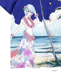 PANDIESTA(パンディエスタ) |SB 錦 EVANGELION 綾波レイ レーヨン アロハ シャツ(526352 MENS/WOMENS)