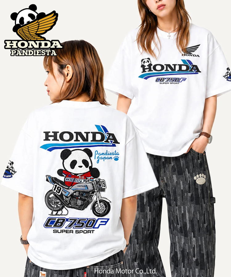 PANDIESTA(パンディエスタ) |SB Honda Pandiesta CB750F 熊猫伝説 S/S Tee(526507 MENS/WOMENS）