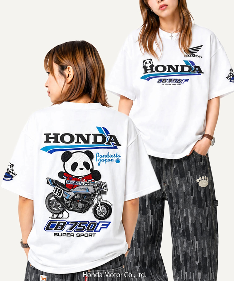 PANDIESTA(パンディエスタ) |SB Honda Pandiesta CB750F 熊猫伝説 S/S Tee(526507 MENS/WOMENS）