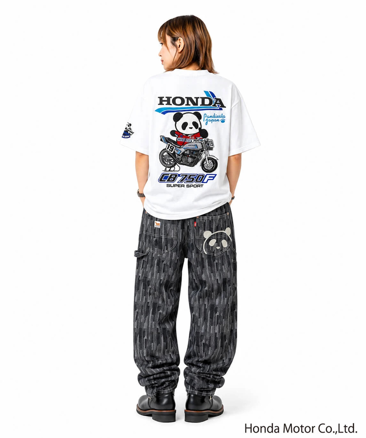 PANDIESTA(パンディエスタ) |SB Honda Pandiesta CB750F 熊猫伝説 S/S Tee(526507 MENS/WOMENS）