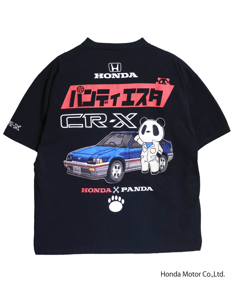 PANDIESTA(パンディエスタ) |SB Honda Pandiesta CR-X メカニックパンダ S/S Tee(526503 MENS/WOMENS）