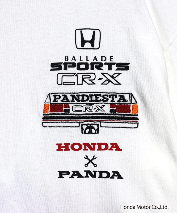 PANDIESTA(パンディエスタ) |SB Honda Pandiesta CR-X メカニックパンダ S/S Tee(526503 MENS/WOMENS）