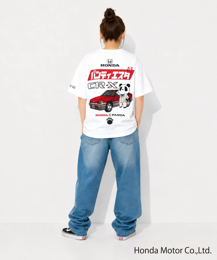 PANDIESTA(パンディエスタ) |SB Honda Pandiesta CR-X メカニックパンダ S/S Tee(526503 MENS/WOMENS）