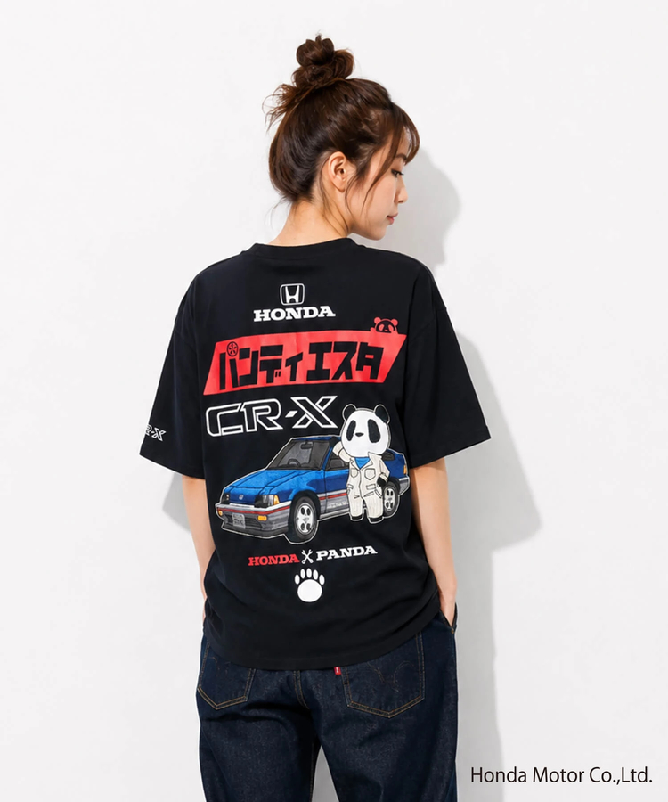 PANDIESTA(パンディエスタ) |SB Honda Pandiesta CR-X メカニックパンダ S/S Tee(526503 MENS/WOMENS）