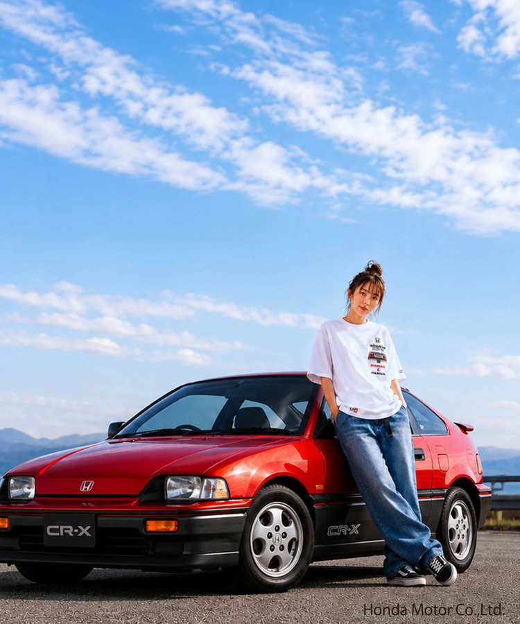 PANDIESTA(パンディエスタ) |SB Honda Pandiesta CR-X メカニックパンダ S/S Tee(526503 MENS/WOMENS）