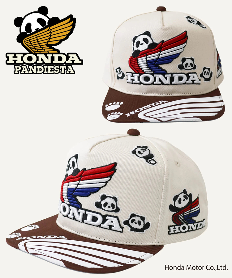 PANDIESTA(パンディエスタ) |SB Honda Pandiesta PANDA＆WING フラット バイザー キャップ(526508 MENS/WOMENS）