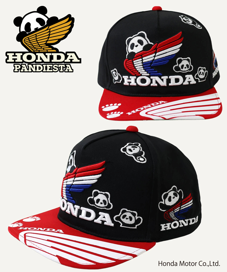 PANDIESTA(パンディエスタ) |SB Honda Pandiesta PANDA＆WING フラット バイザー キャップ(526508 MENS/WOMENS）