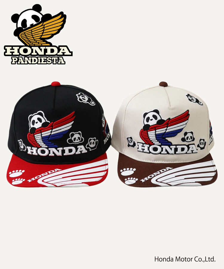 PANDIESTA(パンディエスタ) |SB Honda Pandiesta PANDA＆WING フラット バイザー キャップ(526508 MENS/WOMENS）