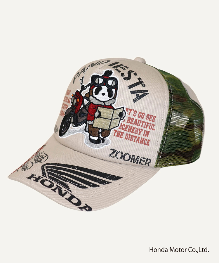 PANDIESTA(パンディエスタ) |SB Honda Pandiesta ZOOMER ミリタリー バイザー キャップ(526509 MENS/WOMENS）