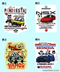 PANDIESTA(パンディエスタ) |SB Honda Pandiesta ダイカットビニールステッカー四輪Ver.(526513)