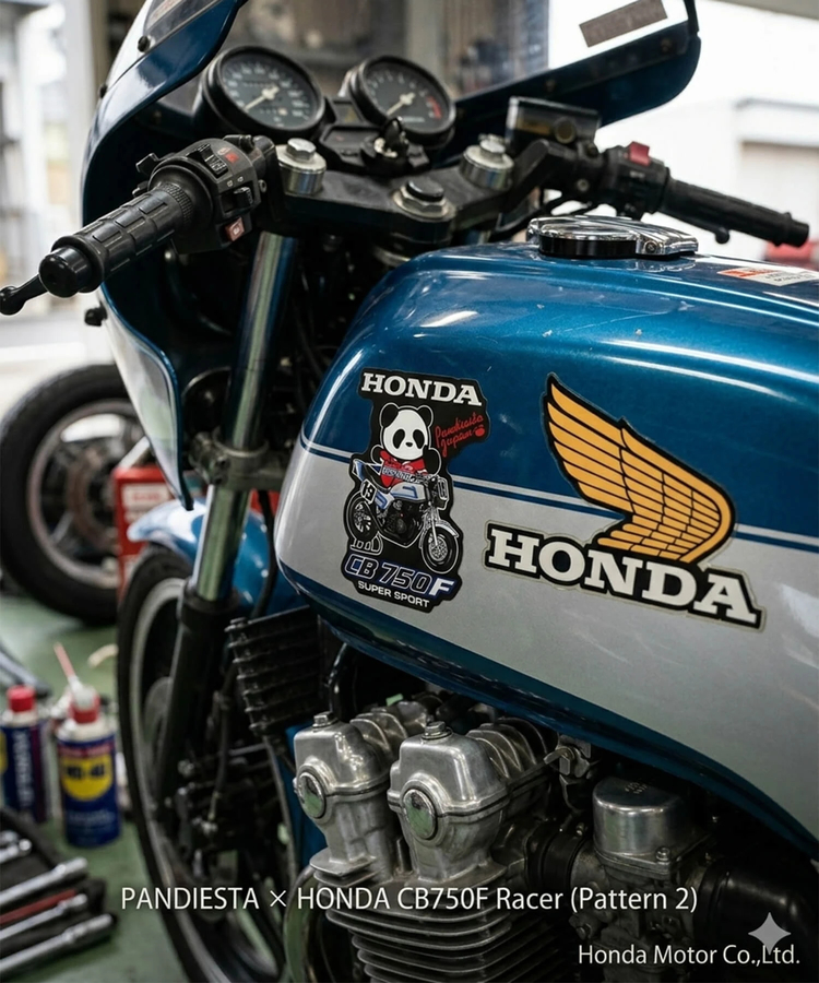 PANDIESTA(パンディエスタ) |SB Honda Pandiesta ダイカットビニール ステッカー 二輪Ver.(526514）