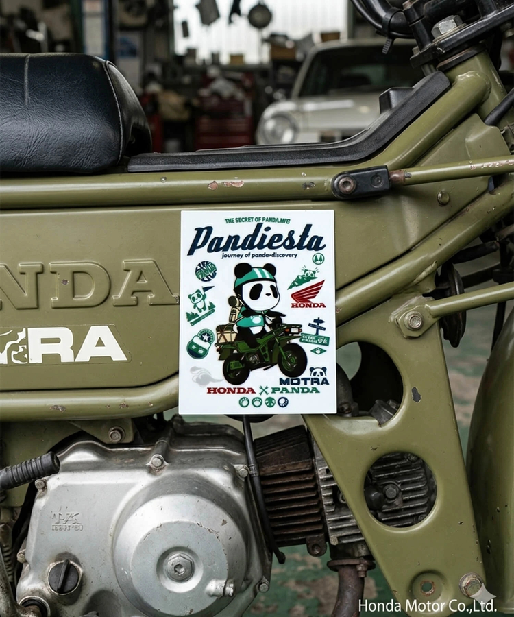 PANDIESTA(パンディエスタ) |SB Honda Pandiesta ダイカットビニール ステッカー 二輪Ver.(526514）
