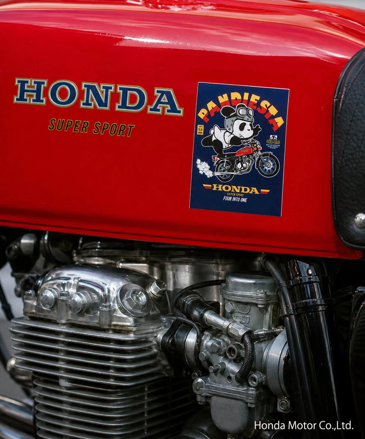 PANDIESTA(パンディエスタ) |SB Honda Pandiesta ダイカットビニール ステッカー 二輪Ver.(526514）