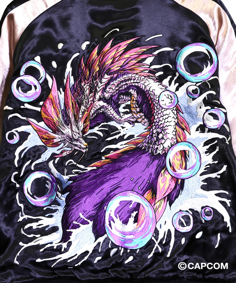PANDIESTA(パンディエスタ) |SB MONSTER HUNTER タマミツネ 総刺繍 リバーシブル スカジャン 公式ライセンス(536351 MENS/WOMENS)