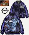 PANDIESTA(パンディエスタ) |SB MONSTER HUNTER ラギアクルス 総刺繍 リバーシブル スカジャン 公式ライセンス(536352 MENS/WOMENS)