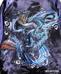 PANDIESTA(パンディエスタ) |SB MONSTER HUNTER ラギアクルス 総刺繍 リバーシブル スカジャン 公式ライセンス(536352 MENS/WOMENS)