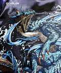 PANDIESTA(パンディエスタ) |SB MONSTER HUNTER ラギアクルス 総刺繍 リバーシブル スカジャン 公式ライセンス(536352 MENS/WOMENS)