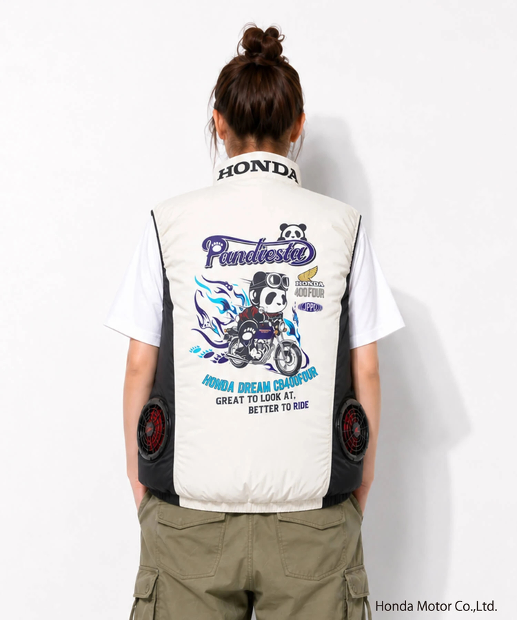 PANDIESTA(パンディエスタ) |SB Honda Pandiesta CB400FOUR 空調冷風服 ナイロンベスト(526515 MENS/WOMENS）