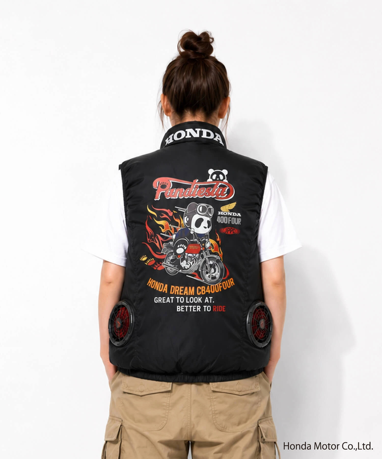 PANDIESTA(パンディエスタ) |SB Honda Pandiesta CB400FOUR 空調冷風服 ナイロンベスト(526515 MENS/WOMENS）