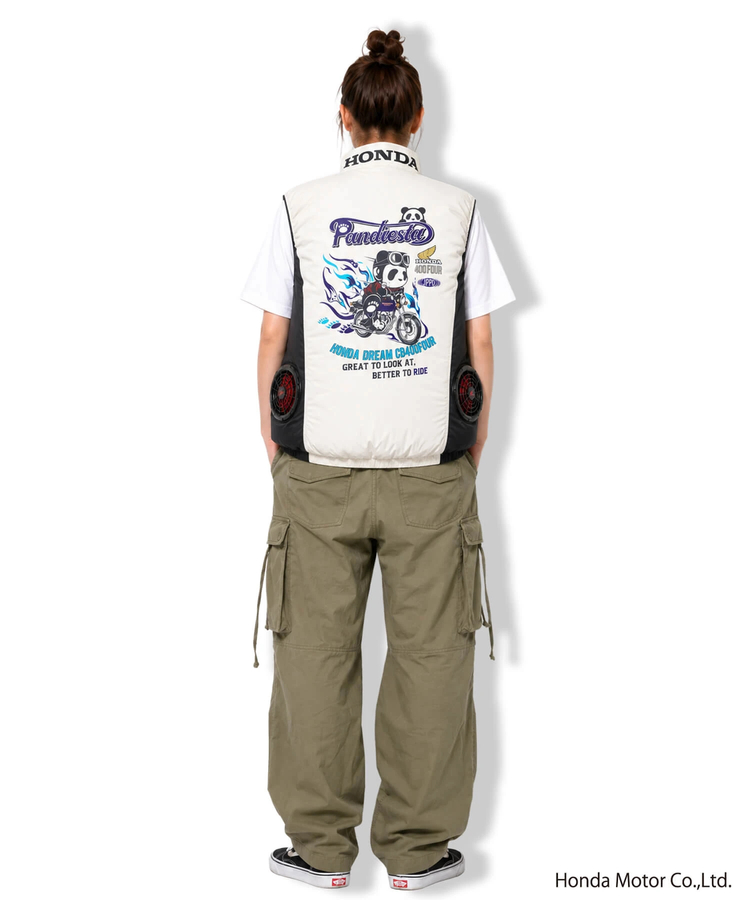 PANDIESTA(パンディエスタ) |SB Honda Pandiesta CB400FOUR 空調冷風服 ナイロンベスト(526515 MENS/WOMENS）
