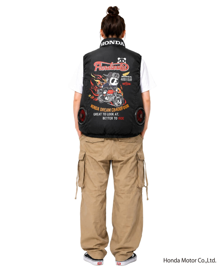 PANDIESTA(パンディエスタ) |SB Honda Pandiesta CB400FOUR 空調冷風服 ナイロンベスト(526515 MENS/WOMENS）