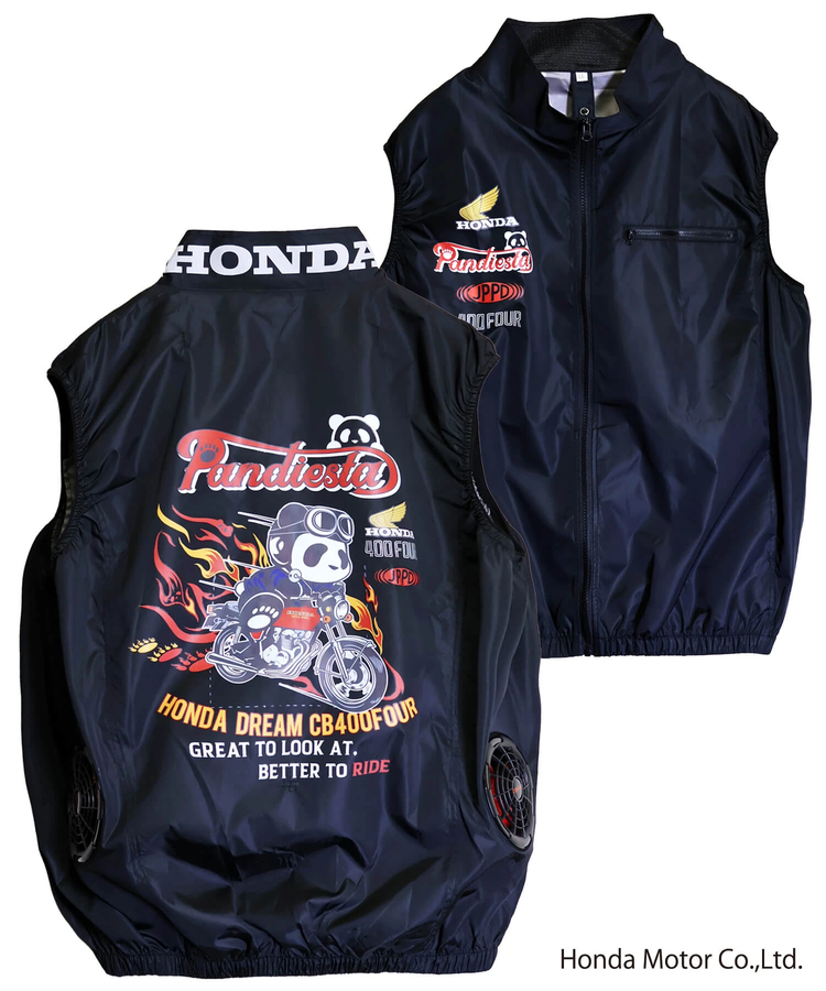 PANDIESTA(パンディエスタ) |SB Honda Pandiesta CB400FOUR 空調冷風服 ナイロンベスト(526515 MENS/WOMENS）