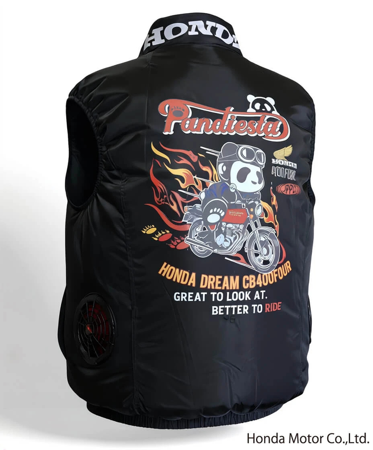 PANDIESTA(パンディエスタ) |SB Honda Pandiesta CB400FOUR 空調冷風服 ナイロンベスト(526515 MENS/WOMENS）