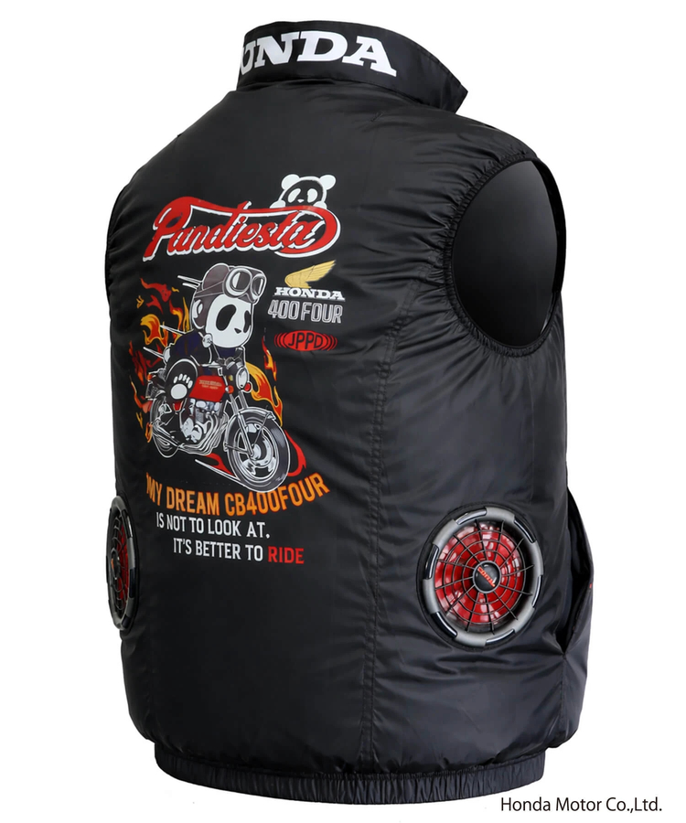 PANDIESTA(パンディエスタ) |SB Honda Pandiesta CB400FOUR 空調冷風服 ナイロンベスト(526515 MENS/WOMENS）