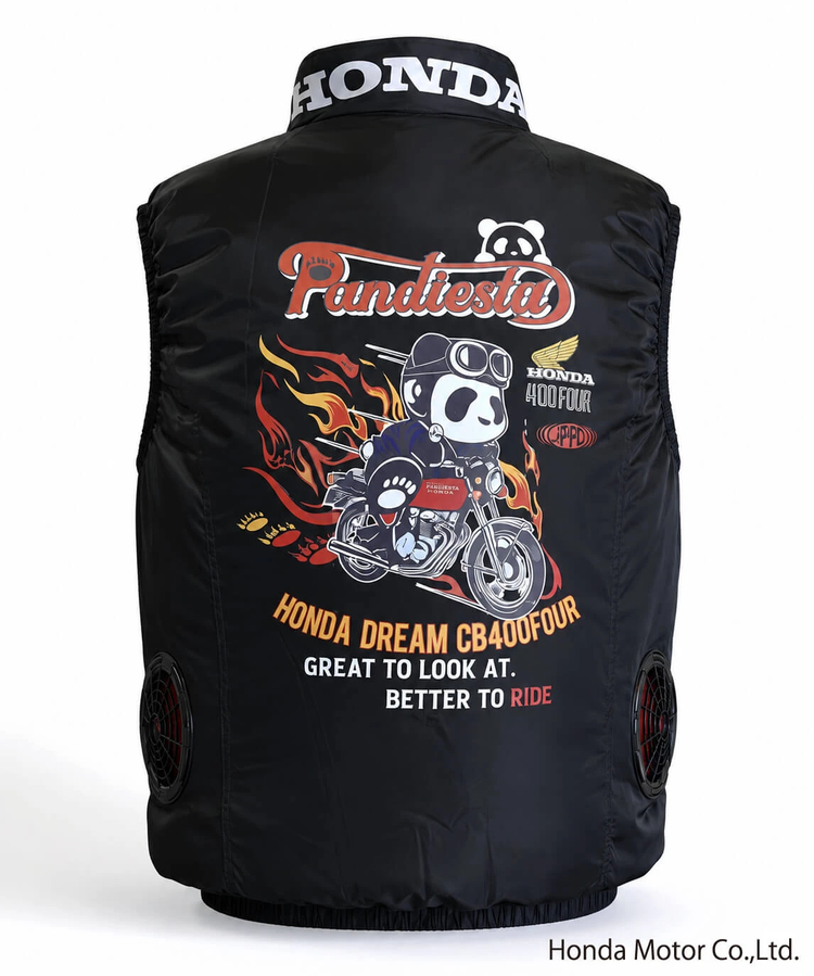 PANDIESTA(パンディエスタ) |SB Honda Pandiesta CB400FOUR 空調冷風服 ナイロンベスト(526515 MENS/WOMENS）