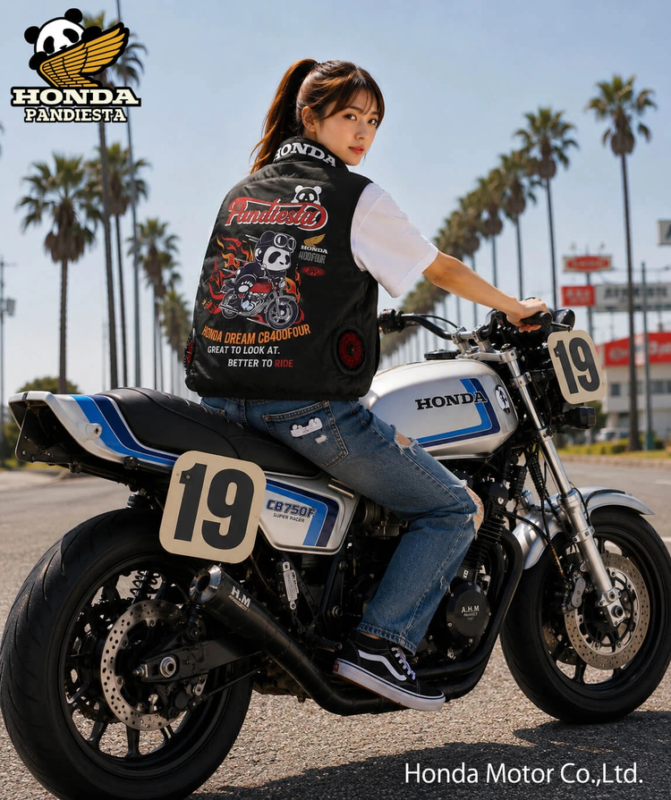PANDIESTA(パンディエスタ) |SB Honda Pandiesta CB400FOUR 空調冷風服 ナイロンベスト(526515 MENS/WOMENS）