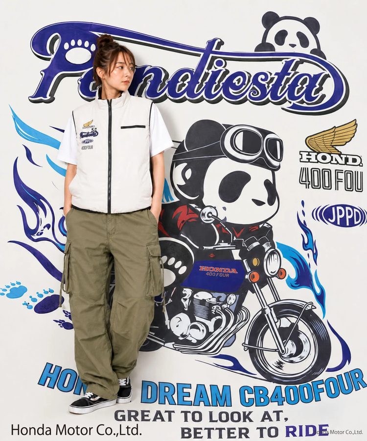 PANDIESTA(パンディエスタ) |SB Honda Pandiesta CB400FOUR 空調冷風服 ナイロンベスト(526515 MENS/WOMENS）