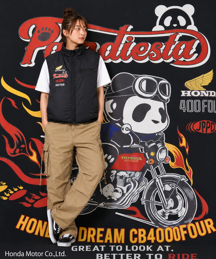 PANDIESTA(パンディエスタ) |SB Honda Pandiesta CB400FOUR 空調冷風服 ナイロンベスト(526515 MENS/WOMENS）