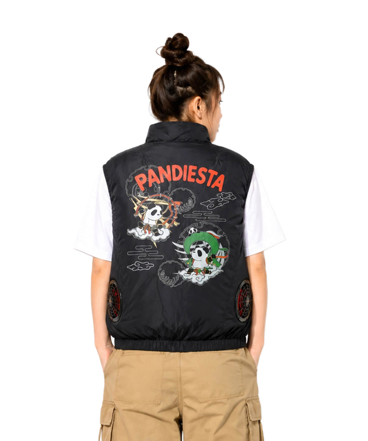 PANDIESTA(パンディエスタ) |SB Pandiesta 熊猫風雷神 空調冷風服 ナイロンベスト(526021 MENS/WOMENS）