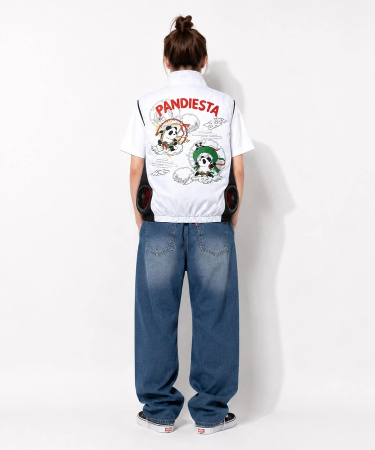 PANDIESTA(パンディエスタ) |SB Pandiesta 熊猫風雷神 空調冷風服 ナイロンベスト(526021 MENS/WOMENS）