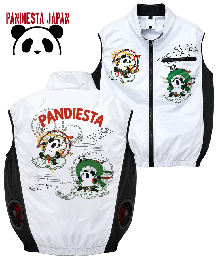 PANDIESTA(パンディエスタ) |SB Pandiesta 熊猫風雷神 空調冷風服 ナイロンベスト(526021 MENS/WOMENS）