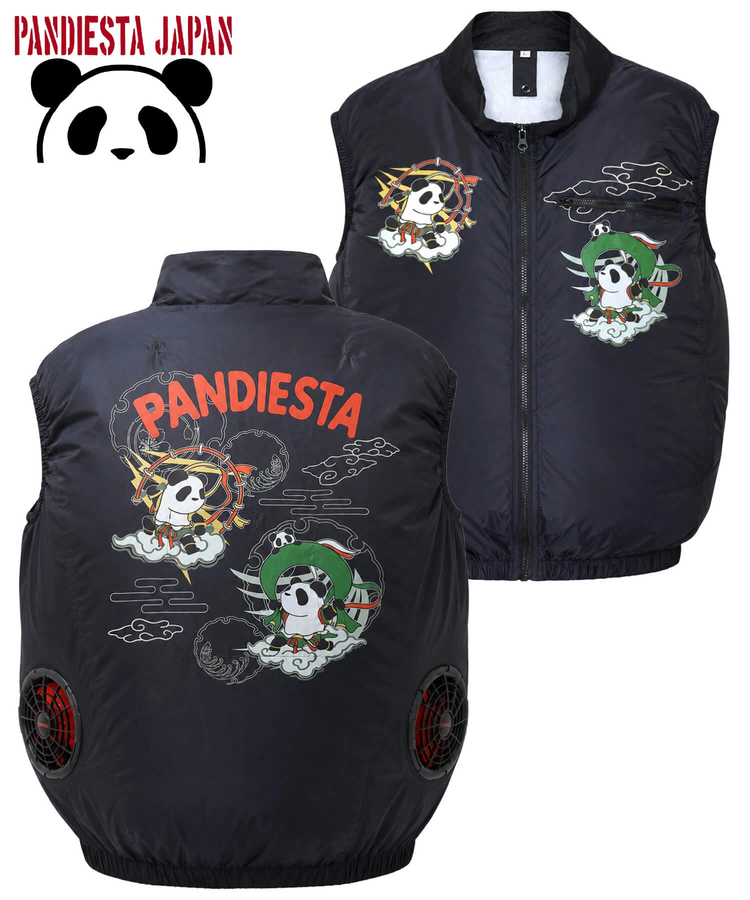 PANDIESTA(パンディエスタ) |SB Pandiesta 熊猫風雷神 空調冷風服 ナイロンベスト(526021 MENS/WOMENS）